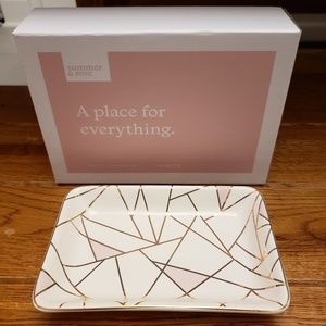 Summer & Rose trinket/jewelry tray 4x6